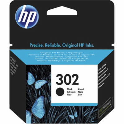 HP 302 originální inkoustová kazeta černá F6U66AE HP Ink ...