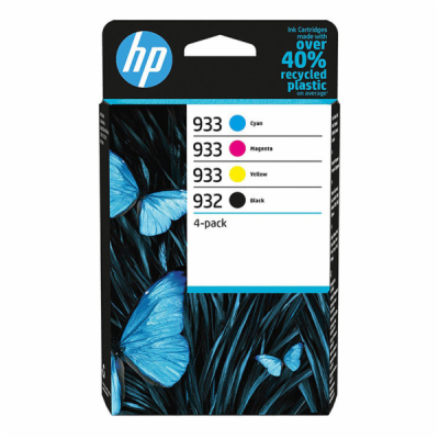 HP 932 originální inkoustová kazeta černá, azurová, purpu...