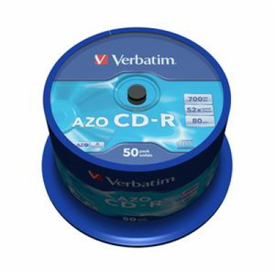 VERBATIM CD-R80 700MB DLP/ 52x/ 80min/ 50pack/ spindle