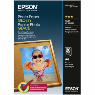 EPSON fotopapír C13S042538/ A4/ lesklý/ 20ks