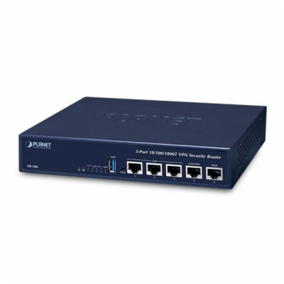 Planet VR-100 Router/firewall VPN/VLAN/QoS, 2xWAN(SD-WAN)...