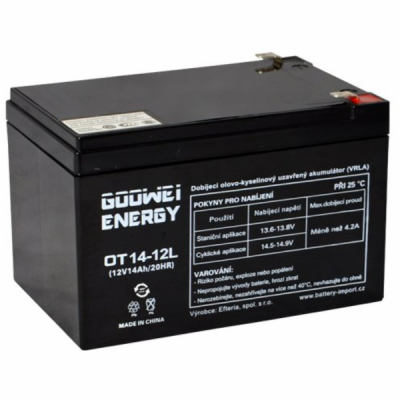 Goowei Energy OTL14-12 14Ah 12V Pb záložní akumulátor VRL...