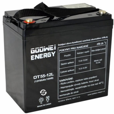 Goowei Energy OTL55-12 55Ah 12V Pb záložní akumulátor VRL...