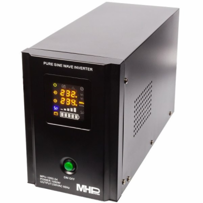 MHPower záložní zdroj MPU-1050-24, UPS, 1050W, čistý sinu...