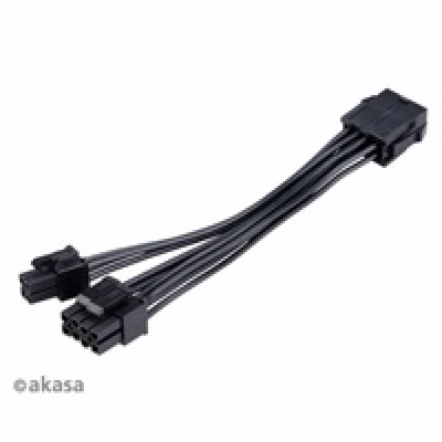 AKASA 8pin to 8+4 pin A -CBPW22 15, Power Adapter Cable