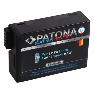 PATONA baterie pro foto Canon LP-E8/LP-E8+ 1300mAh Li-Ion...