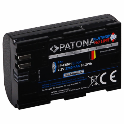 PATONA baterie pro foto Canon LP-E6NH 2400mAh Li-Ion Plat...