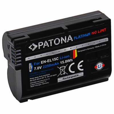 PATONA baterie pro foto Nikon EN-EL15C 2400mAh Li-Ion Pla...