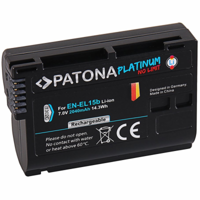 PATONA baterie pro foto Nikon EN-EL15B 2040mAh Li-Ion PLA...