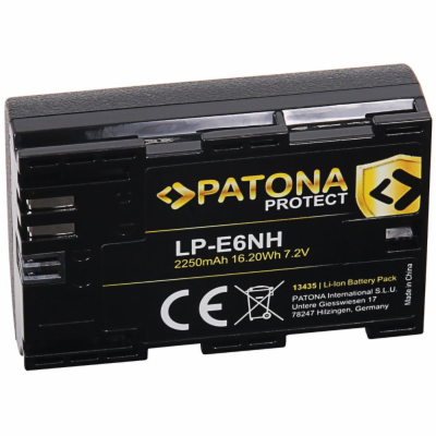 PATONA baterie pro foto Canon LP-E6NH 2400mAh Li-Ion Prot...