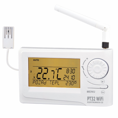 ELEKTROBOCK prostorový termostat s Wi-Fi ovládáním PT32 WIFI