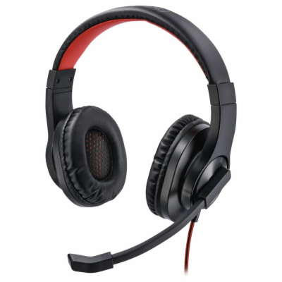 HAMA headset PC stereo HS-USB400/ drátová sluchátka + mik...