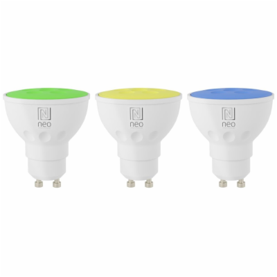IMMAX NEO SMART sada 3x žárovka LED GU10 6W RGB+CCT barev...
