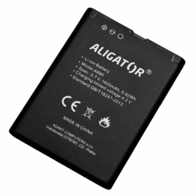 Aligator baterie pro A890, A900, Li-Ion 1600 mAh, originální