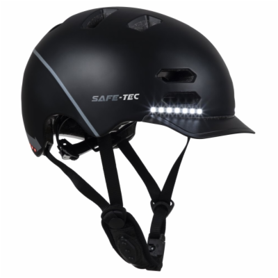 Safe-Tec SK8 SAFE-TEC Chytrá Bluetooth helma/ SK8 Black L