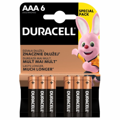 Duracell Basic alkalická baterie 6 ks (AAA)