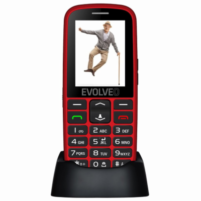 EVOLVEO EasyPhone EG, mobilní telefon pro seniory s nabíj...