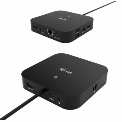 i-Tec USB-C HDMI DP Docking Station with Power Delivery 1...