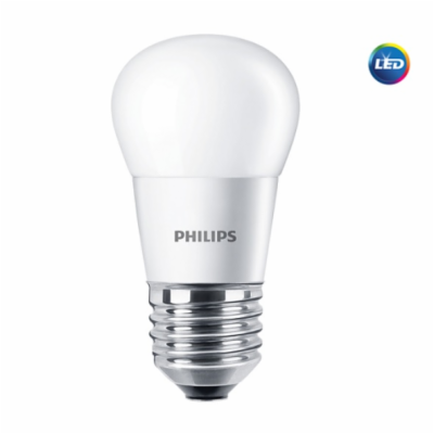 Philips LED žárovka E27 P45 FR 5W 40W teplá bílá 2700K LE...