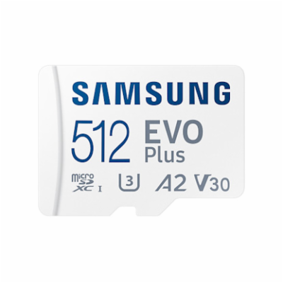 Samsung SDXC 512 GB MB-MC512KA/EU - micro SDXC karta + SD...