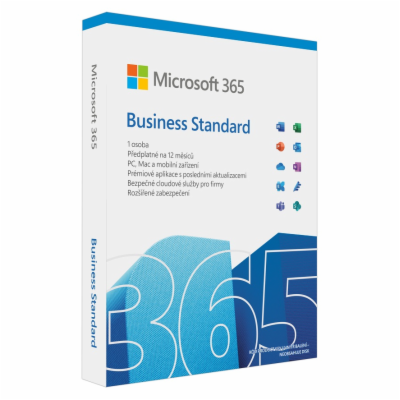 Microsoft 365 Business Standard CZ - předplatné na 1 rok