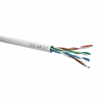 Instalační kabel Solarix UTP, Cat5E, drát, PVC, box 100m ...