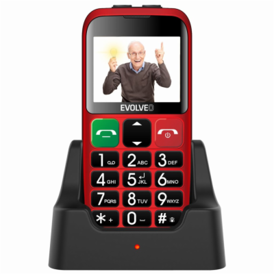 EVOLVEO EasyPhone EB, mobilní telefon pro seniory s nabíj...