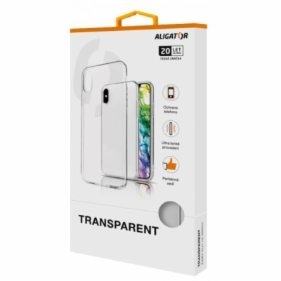 ALIGATOR Pouzdro Transparent Samsung A22 5G