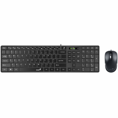 GENIUS set klávesnice + myš Slimstar C126/ Drátový set/ U...