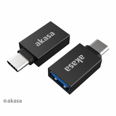 AKASA adaptér USB3.1 Gen2 Type-A na Type-C (F/M), 2ks v b...