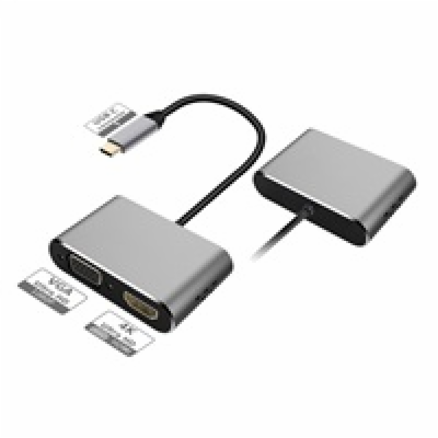 Platinet PMMA9832 PLATINET adaptér USB-C na HDMI 4K 30Hz ...