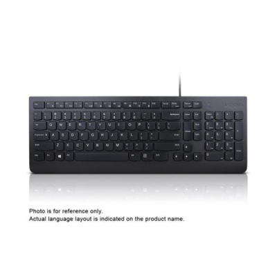 Lenovo klávesnice Essential Wired (Black) CZ/SK