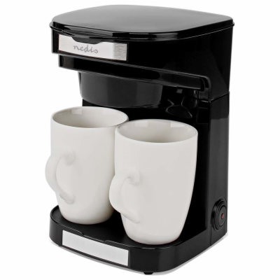 NEDIS kávovar/ na dva šálky/ kapacita 0,25 l/ automatické...