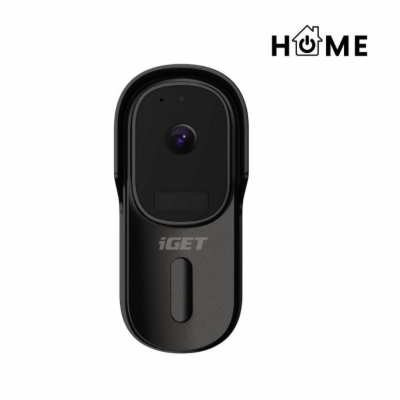 iGET HOME Doorbell DS1 Black - WiFi bateriový videozvonek...