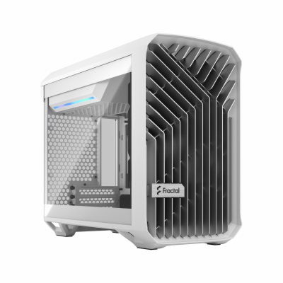 Fractal Design Torrent Nano White TG Clear Tint/Micro Tow...