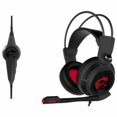 MSI herní headset DS502 Gaming Headset/ USB/ 7.1/ černá