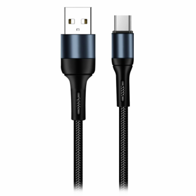 Colorway Datový Kabel USB/ USB-C / 2.4A/ 1m/ Černý