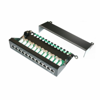 XtendLan Patch panel s možností umístit do 10" racku, 12 ...