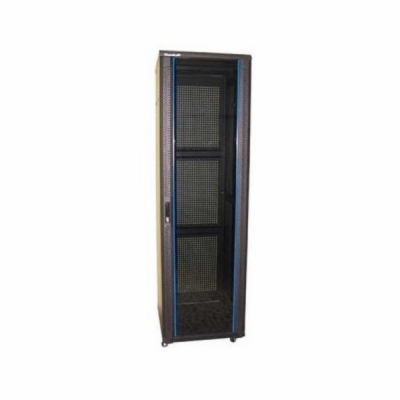 XtendLan 42U/600x600 stojanový, černý, skleněné dveře, pe...