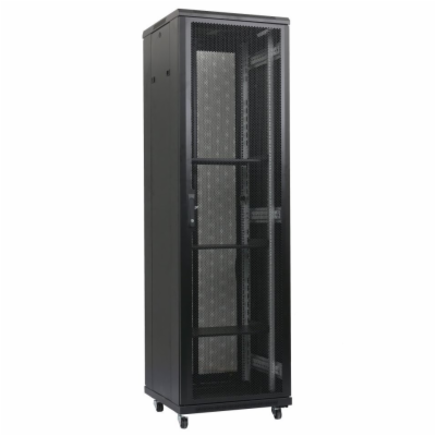 XtendLan 47U/800x1000 stojanový, černý, perforované dveře...