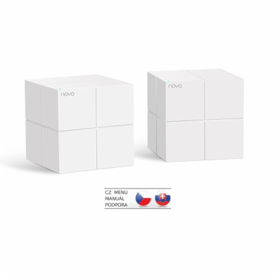 Tenda Nova MW6 (2-pack) WiFi AC1200 Mesh Gigabit system, ...