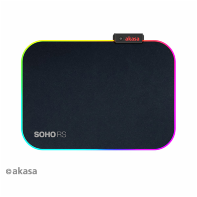 AKASA podložka pod myš SOHO RS, RGB gaming mouse pad, 35x...