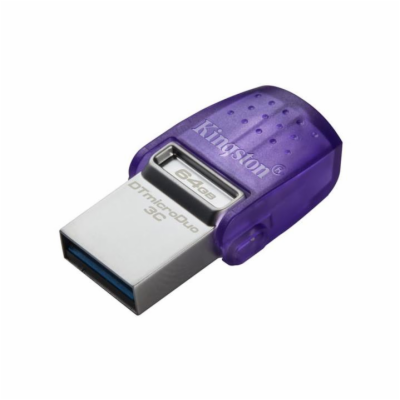 KINGSTON 64GB DataTraveler microDuo 3C 200MB/s dual USB-A...