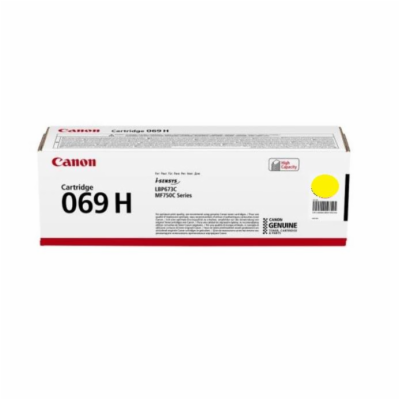 Canon originální vysokokapacitní toner Cartridge 069 H Y ...