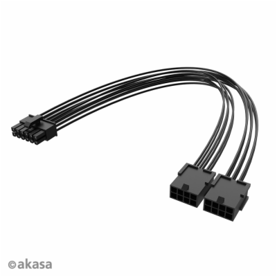 Akasa redukce PCIe 12-Pin na Dual 8-Pin AK-CBPW27-30BK AK...