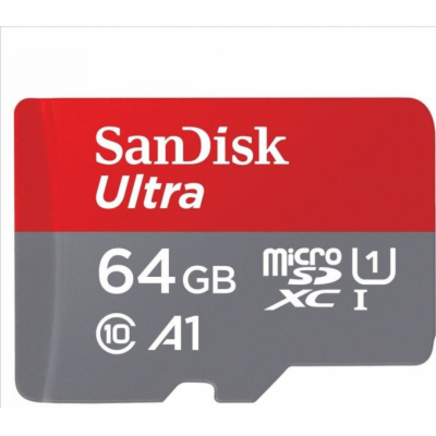 SanDisk MicroSDXC karta 64GB Ultra (140 MB/s, A1 Class 10...