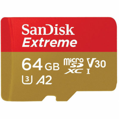 SanDisk micro SDXC karta 64GB Extreme Action Cams and Dro...