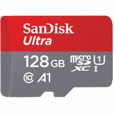 SanDisk MicroSDXC karta 128GB Ultra (140 MB/s, A1 Class 1...