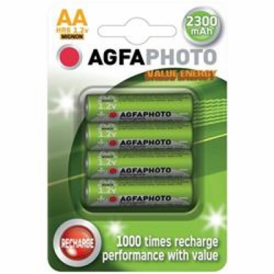 AgfaPhoto nabíjacie NiMH batérie 1.2V, AA, 2300mAh, blist...