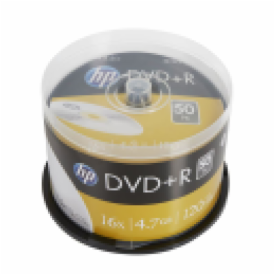 HP DVD+R 4,7GB 16x, cakebox, 50ks (DRE00026-3) DVD+R HP 4...